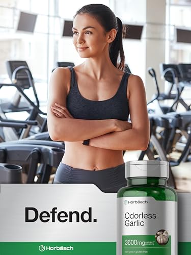 Odorless Garlic Softgels | 250 Count | Ultra Potent Garlic Extract | Non-GMO & Gluten Free