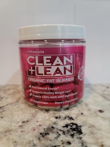 Clean+Lean-Organic Fat Burner by FitFarm USA - Worlds First Organic Fat Burner Supports