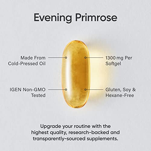 Sports Research Evening Primrose Supplement from Cold Pressed Oil