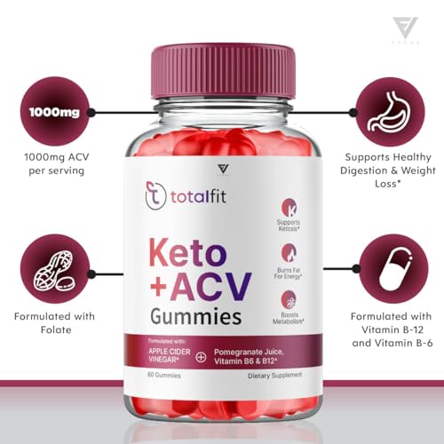 Total Fit Keto ACV Gummies Advanced Weight Loss, Totalfit Keto + ACV Apple Cider