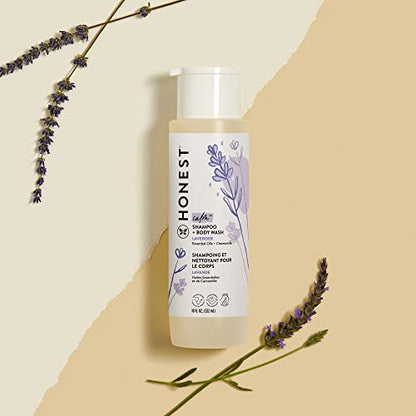 The Honest Company 2-in-1 Cleansing Shampoo + Body Wash | Gentle for Baby | Naturally