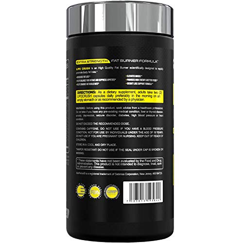 Forzagen Lipocrush Thermogenic Fat Burner for Men and Women, 90 Belly Fat Burner