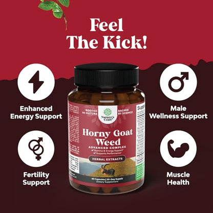 Horny Goat Weed Extract Complex - Invigorating Blend with Tribulus Saw Palmetto