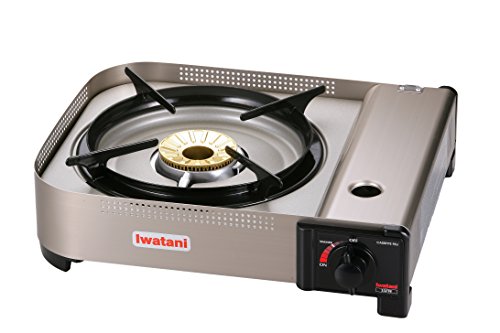 Iwatani 35FW Single-Burner Butane Portable Cooktop Indoor & Outdoor Cooking Stove