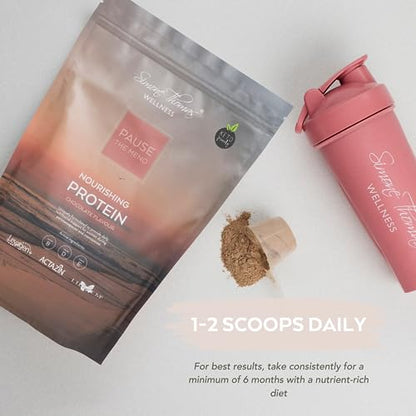 Simone Thomas Wellness Pause The Meno Vegan Chocolate Protein Powder