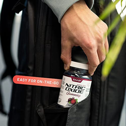 Snap Supplements Nitric Oxide Beet Root Gummies - Support Healthy Blood Circulation