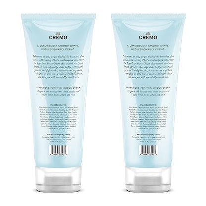 Cremo Vanilla and Orchid Moisturizing Shave Cream, Astonishingly Superior Ultra-Slick