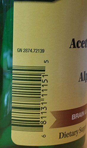 Spring Valley - Acetyl L-Carnitine 800mg Plus Alpha Lipoic Acid 400mg, 50 Capsules