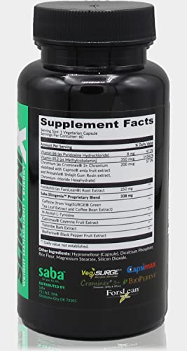 Saba SlimGenix -Energy, Weight Management, Appetite Control, Focus, Fat Burner