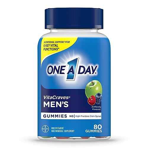One A Day Men’s Multivitamin Gummies, Multivitamin for Men with Vitamin A, C, D, E