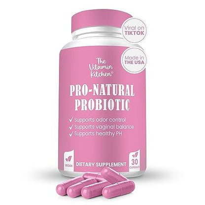 The Vitamin Kitchen Vaginal Probiotics for Women – Pro-Natural Women Probiotic–5 Billion