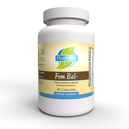 Priority One Vitamins Fem-Bal 90 Capsules - Supports a Healthy Female endocrine System