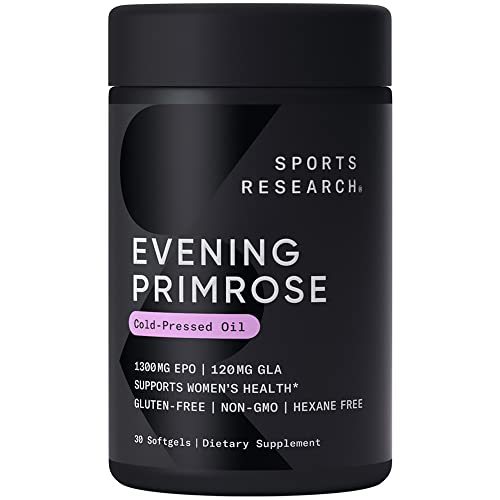Sports Research Evening Primrose Supplement from Cold Pressed Oil
