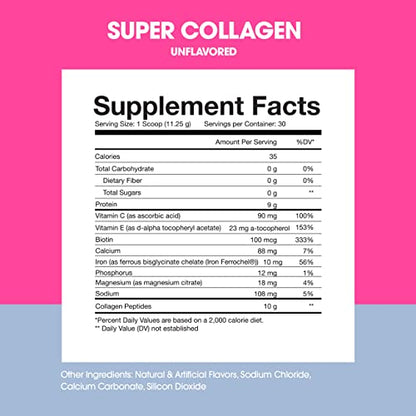 Obvi Collagen Peptides, Protein Powder, Keto, Gluten and Dairy Free, Hydrolyzed Grass