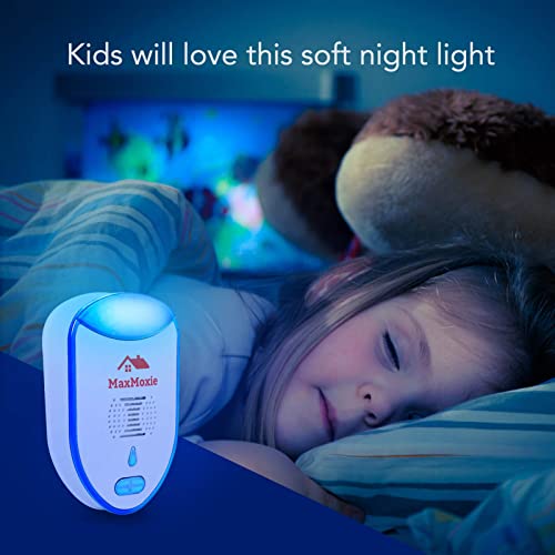 MaxMoxie Ultrasonic Pest Repeller, Humane Mice Control Electronic Insect