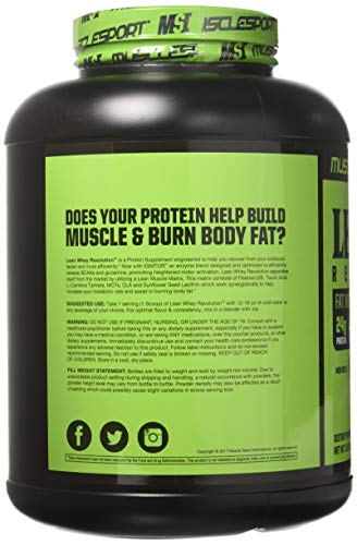 Musclesport Lean Whey Revolution™ Protein Powder - Whey Protein Isolate