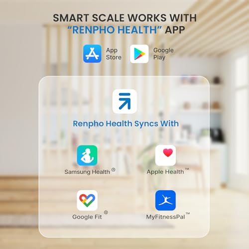 RENPHO Smart Scale for Body Weight, Digital Bathroom Scale BMI Weighing