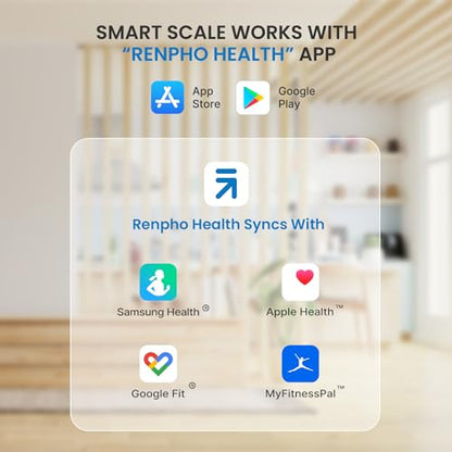 RENPHO Smart Scale for Body Weight, Digital Bathroom Scale BMI Weighing