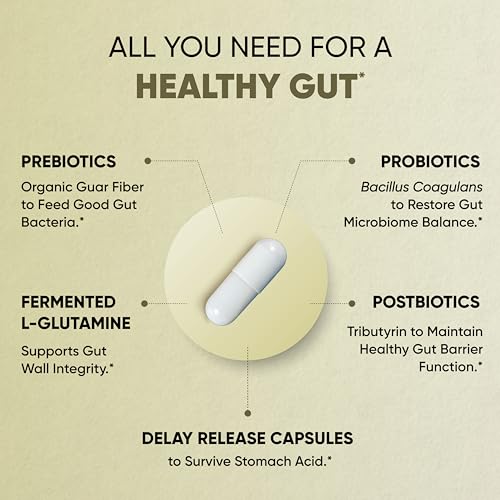 Sandhu's Gut Health - Prebiotic, Probiotic, Postbiotic & L-Glutamine – Digestive Health