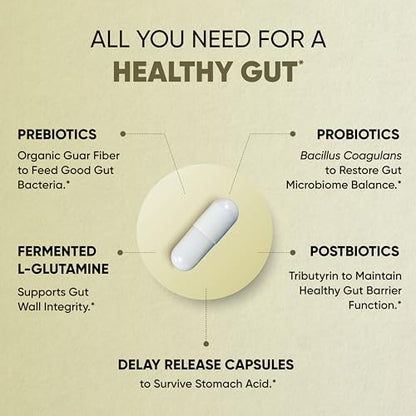 Sandhu's Gut Health - Prebiotic, Probiotic, Postbiotic & L-Glutamine – Digestive Health
