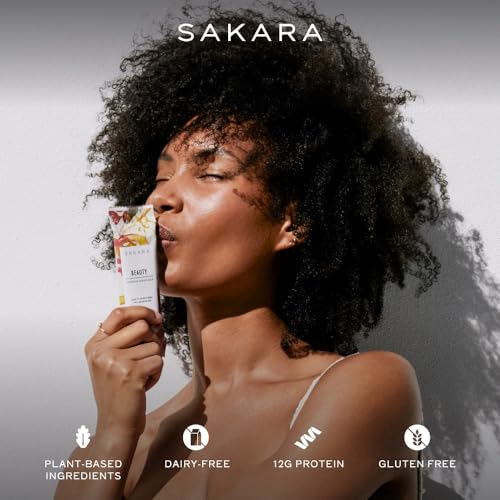 Sakara Beauty Protein Super Bar - Poppy Seed & Lemon Protein Bars, Clean Protein Bars