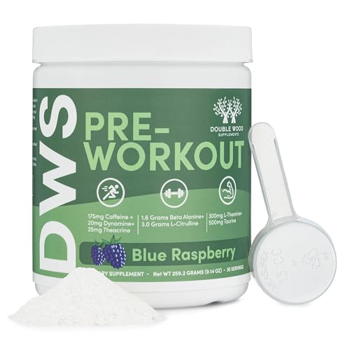 Pre Workout Powder for Men & Women (30 Servings of Caffeine, Beta Alanine, L-Citrulline