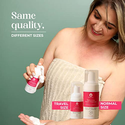 ZENZSUAL Feminine Foam Cleanser with Hyaluronic Acid and Organic Cranberry Extract – PH Balance