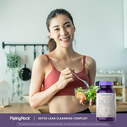 Piping Rock Detox Cleanse Capsules | 240 Pills | Herbal Complex | Lean Formula