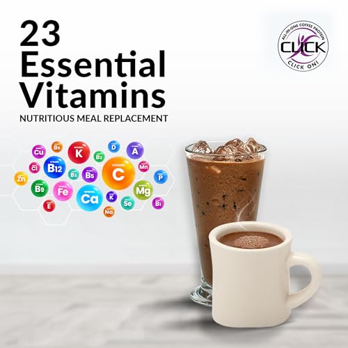Click Coffee Protein Powder | Double Shot Espresso | 16g Protein | 23 Essential Vitamins