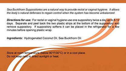 Suppositories with Sea-Buckthorn Oil (10 pcs)