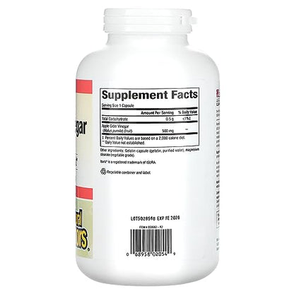 Natural Factors, Apple Cider Vinegar Capsule, Supports Digestion and Weight Management