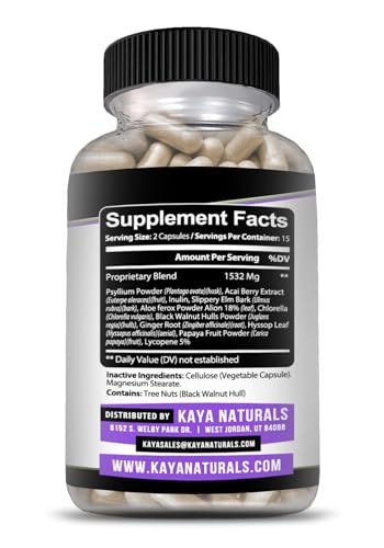 Kaya Naturals - Max Detox - 100% Natural, Healthy, Safe & New, Pure Herbal Ingredients