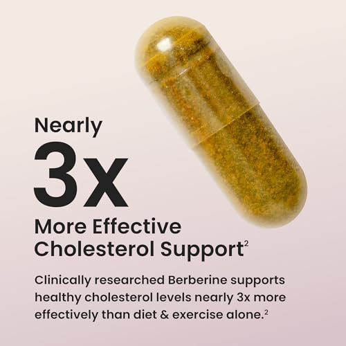 humanN SuperBerine – Berberine + Olive Leaf Extract - Cholesterol & Metabolic Clinically