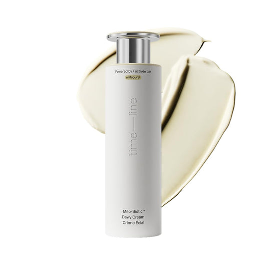 Timeline Mitopure™ - Dewy Cream Lightweight Moisturizer With Peptides to Hydrate, Plump & Protect Dry Skin - 1.7 Fl Oz