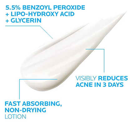 La Roche-Posay Effaclar Duo Dual Action Acne Spot Treatment Cream with Benzoyl Peroxid