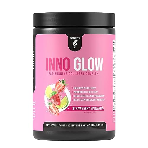 InnoSupps Inno Glow Collagen Blend Infusion for Beauty & Wellness (Strawberry Margarita)