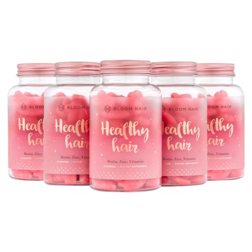 Bloom Hair Gummies for Faster Hair Growth & Biotin Vitamins for Rapid Hair Growth 