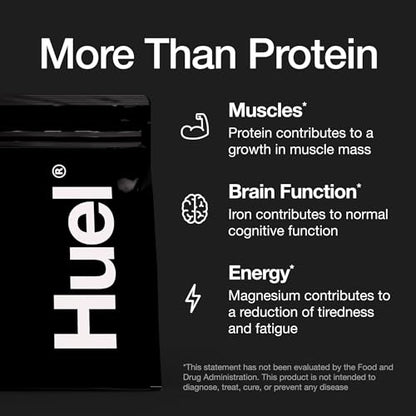 Huel Black Edition | Vanilla 40g Vegan Protein Powder | Nutritionally Complete Meal
