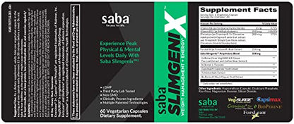 Saba SlimGenix -Energy, Weight Management, Appetite Control, Focus, Fat Burner