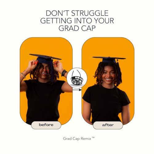 Grad Cap Remix - Secure your Grad Cap and Your Hairstyle