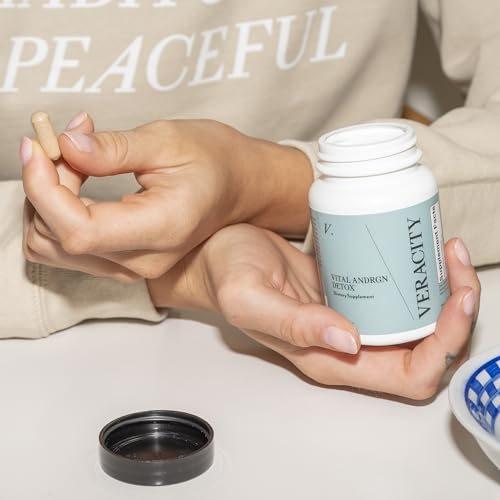 VERACITY SELFCARE Androgen Detox Fatigue Ease, Hair Growth Supplement, Hormone Balance