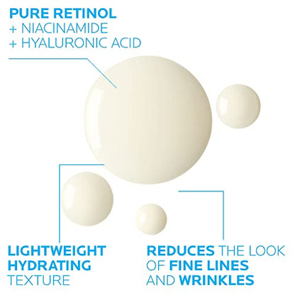 La Roche-Posay Pure Retinol Face Serum with Vitamin B3. Anti Aging Face