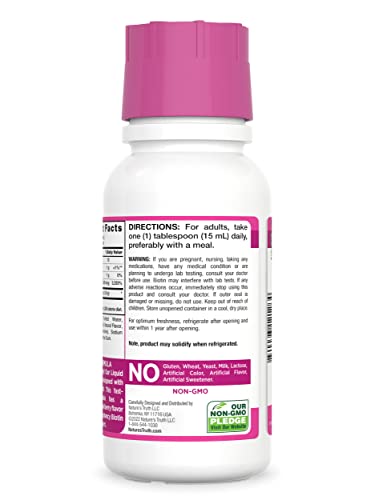 Nature's Truth Liquid Collagen | 8 oz | Non-GMO, Gluten Free Supplement | Natural Berry