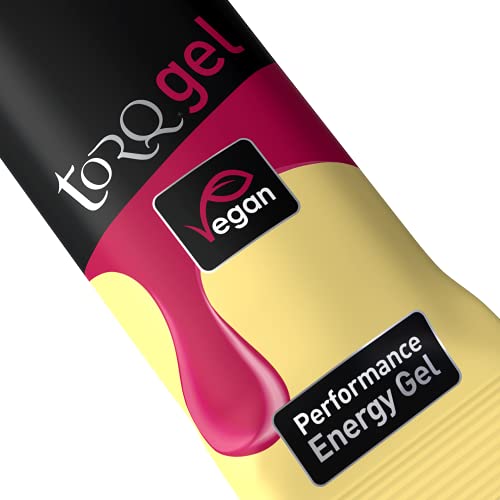 Torq Energy Gel Raspberry Ripple - Sports, Cycling, Running Gels with 30 g