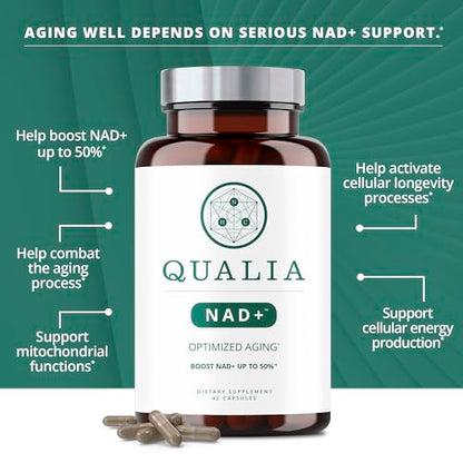 NEUROHACKER COLLECTIVE Qualia NAD+ Nicotinamide riboside nr Supplement