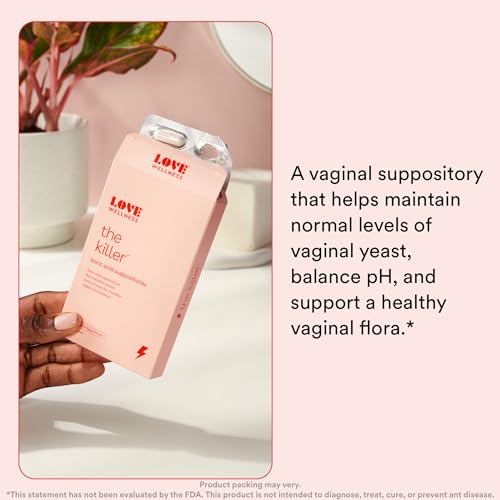 Love Wellness Boric Acid Suppositories for Women, The Killer | Vaginal