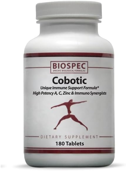 BIOSPEC NUTRITIONALS Cobotic - Immune Support Supplement - Vitamin A, Vitamin C, Vitamin D, Vitamin E, Zinc
