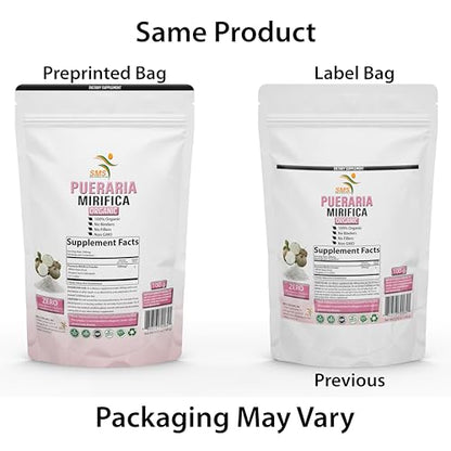 Potent Pueraria Mirifica White Kwao Krua Kao Powder, Promotes Natural Breast Enhancement
