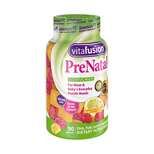 Vitafusion PreNatal Dietary Supplement, Lemon & Raspberry Lemonade Flavors 90 ea (Pack of 8)