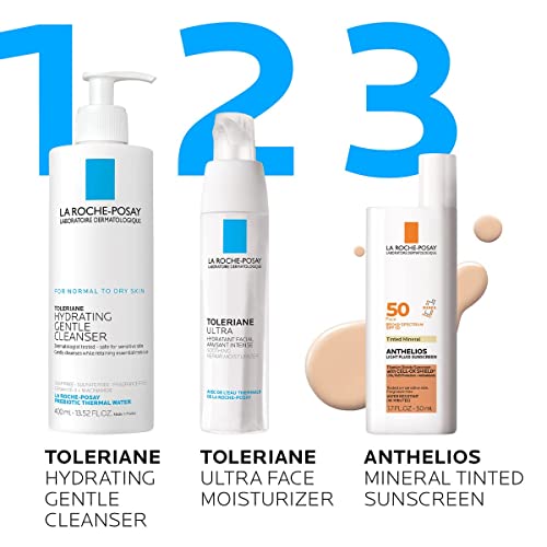 La Roche-Posay Anthelios Tinted Sunscreen SPF 50, Ultra-Light Fluid Broad Spectrum